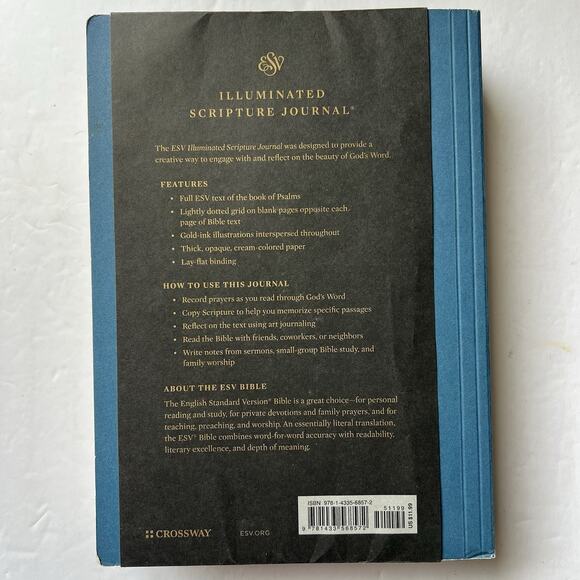 Illuminated Scripture Journal The Psalms ESV English Standard Version Bible - Picture 7 of 8